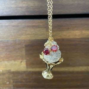kate spade ice cream sundae pendant necklace